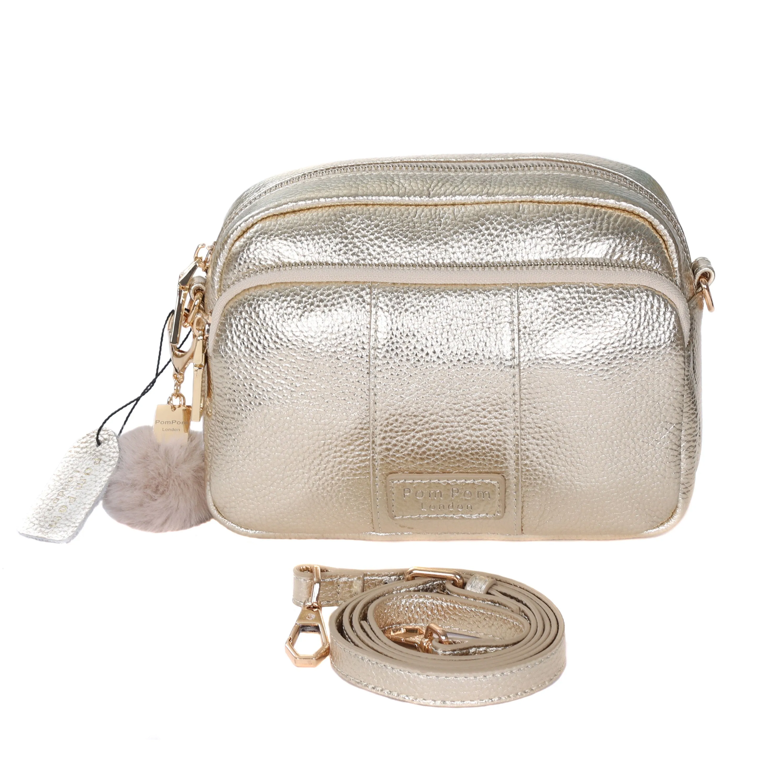 Mayfair Bag Metallic Gold & Accessories