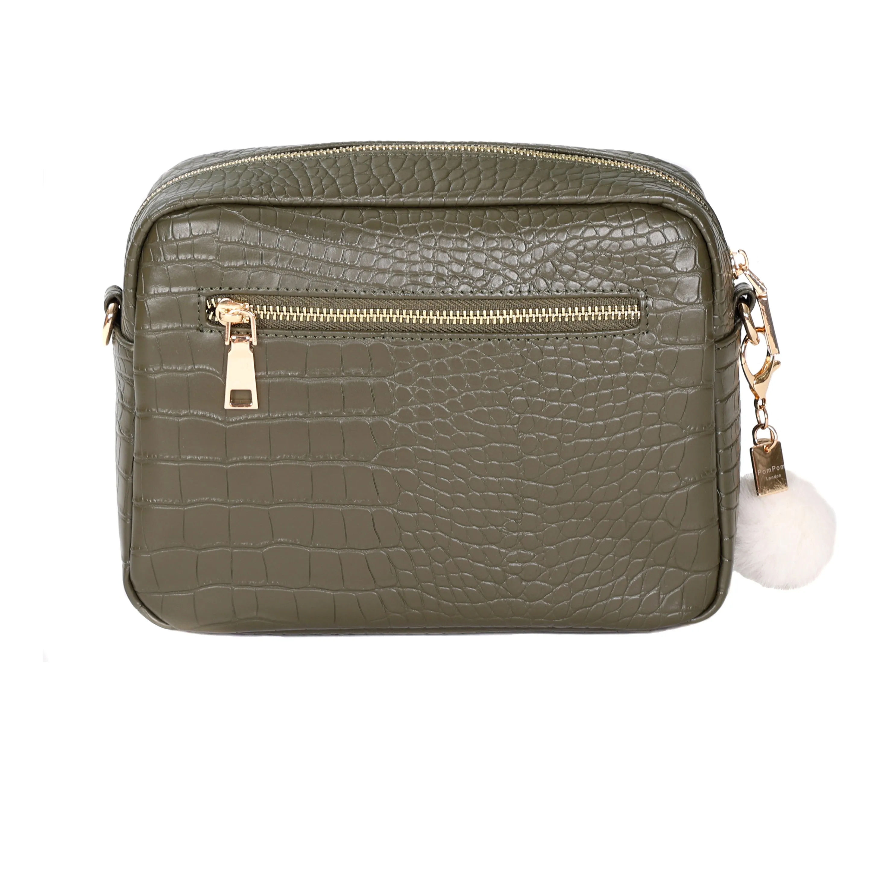 Mayfair Plus Bag Croc Olive Green & Accessories