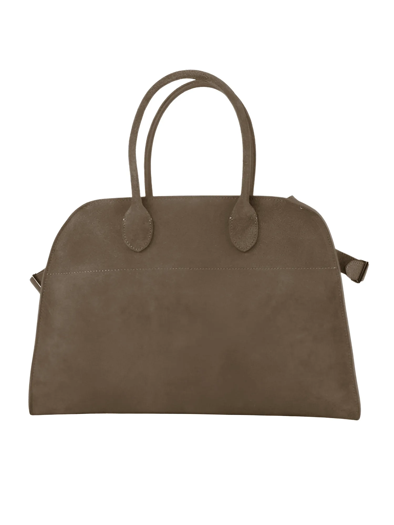 Natural Suede Handbag Women's Nubuck Cow Leather Large Capacity Commuter Tote Bag