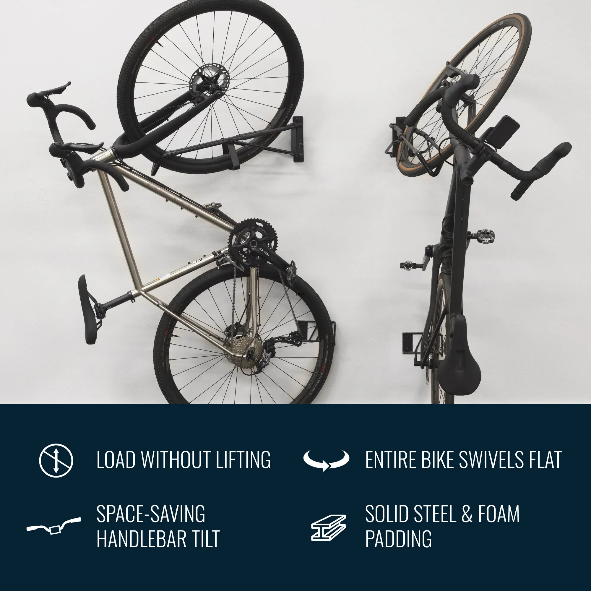 OUTLET | SwivelStow No-Lift Road & Gravel Bike Rack