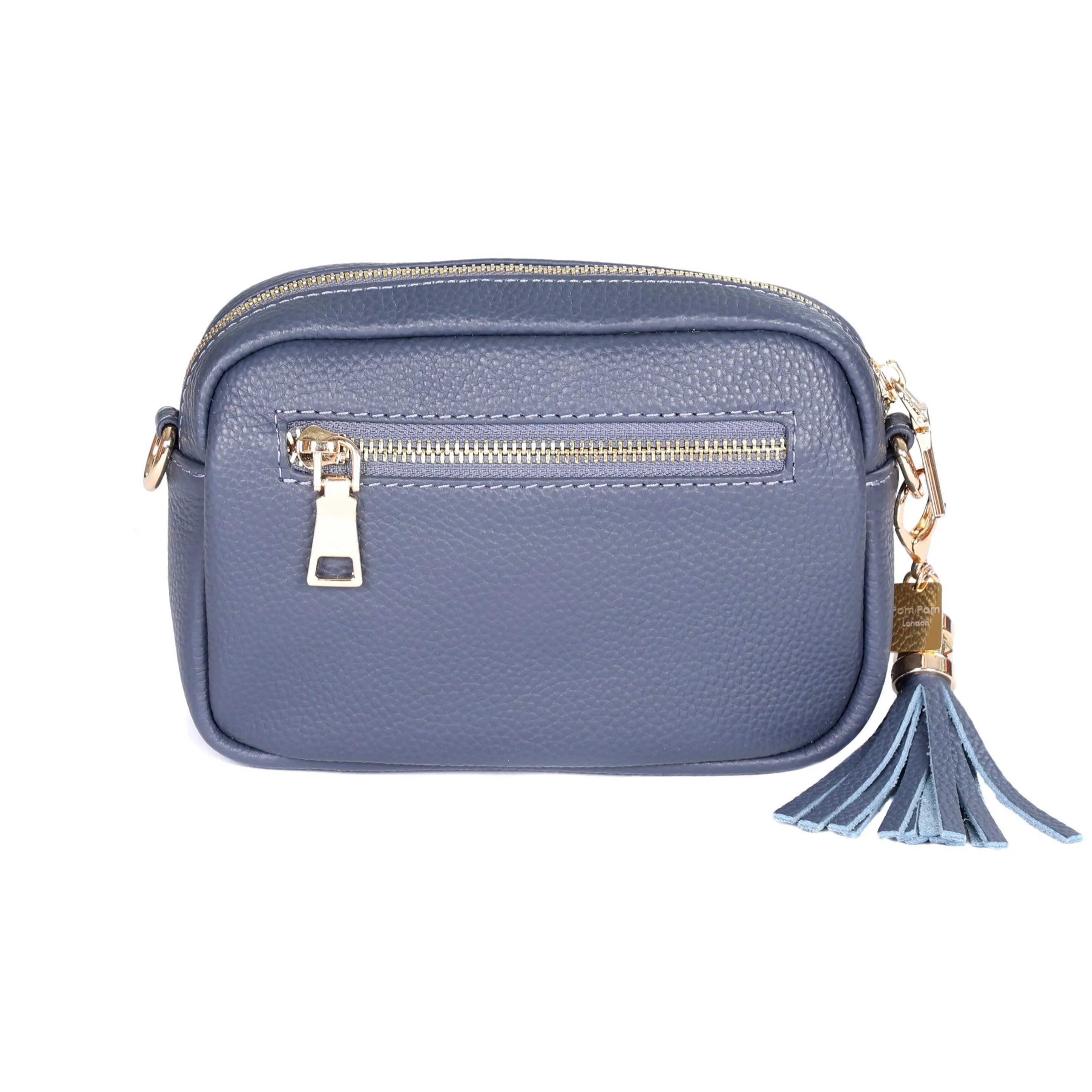 Pom Pom London City MINI Bag Slate Blue