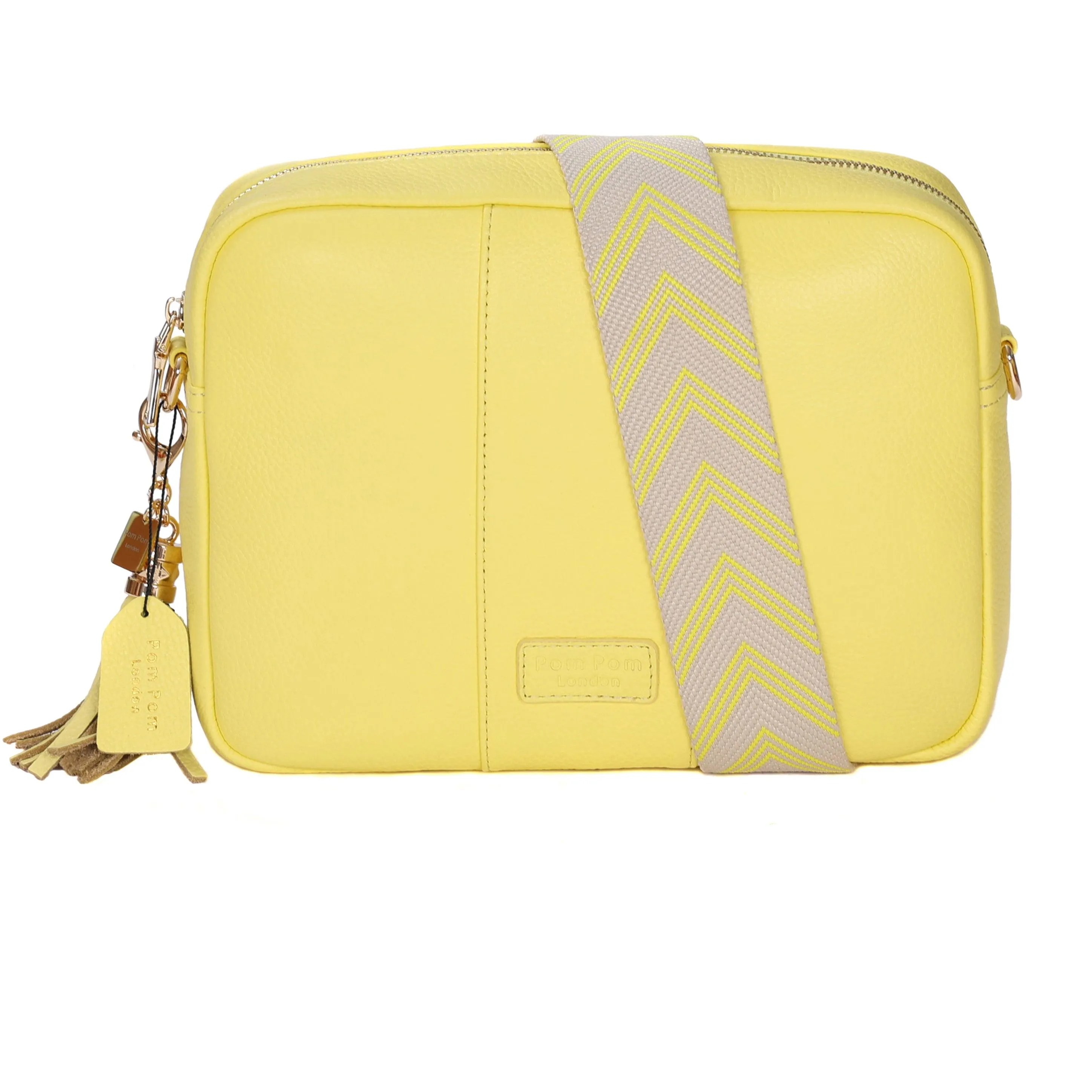 Pom Pom London City Plus Bag Sherbet Lemon