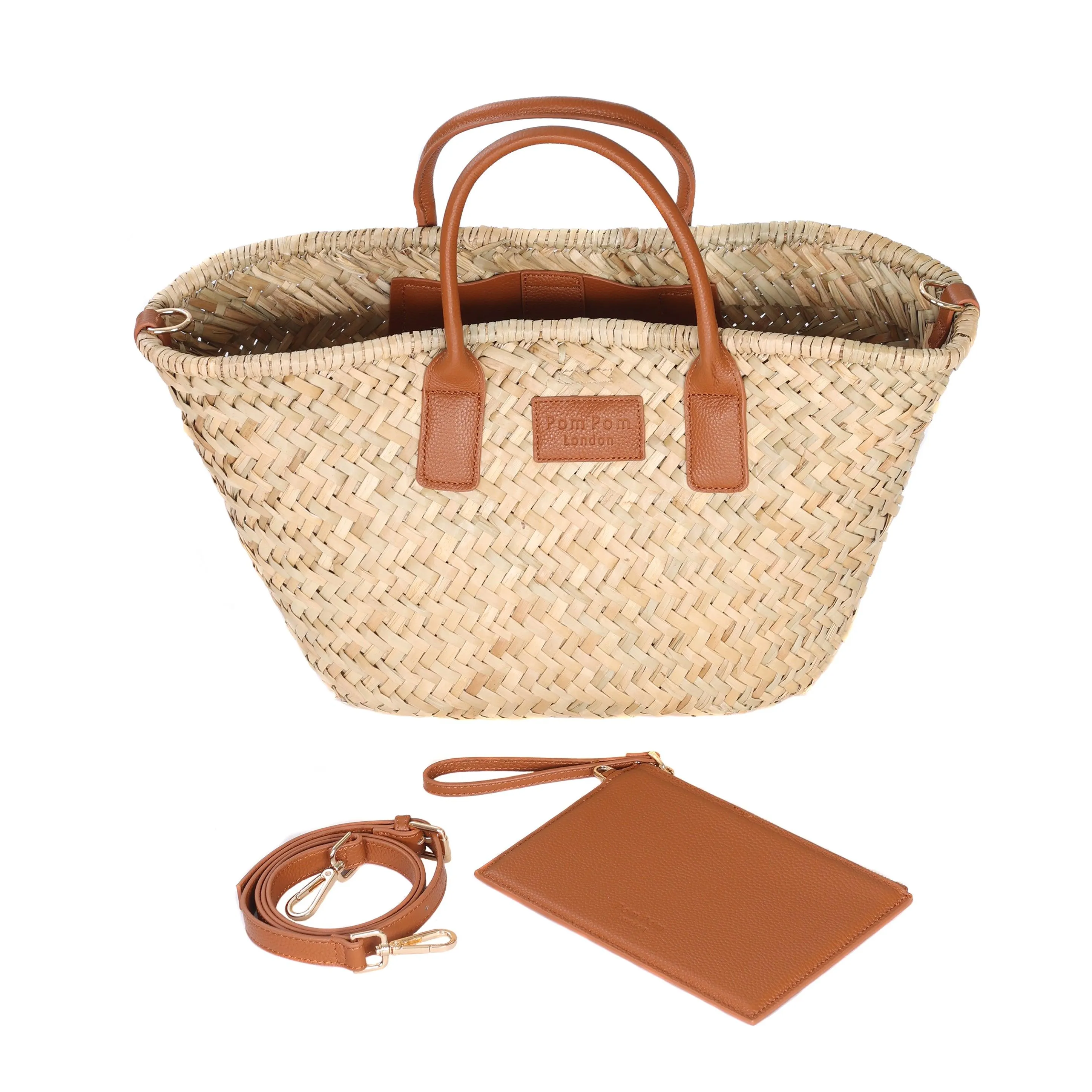 Pom Pom London Studland Basket Tan