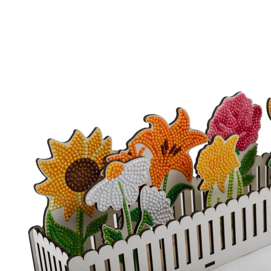 "Flower Garden" Crystal Art Decoration