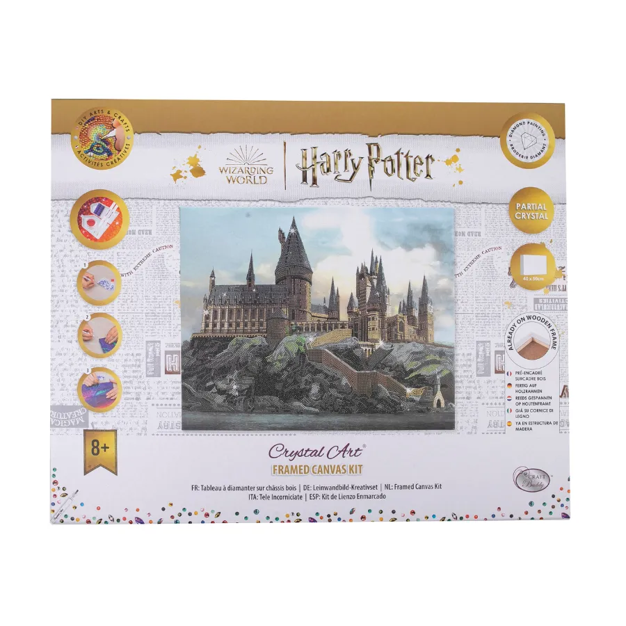 "Hogwarts Castle" Harry Potter Crystal Art Canvas Kit 40x50cm