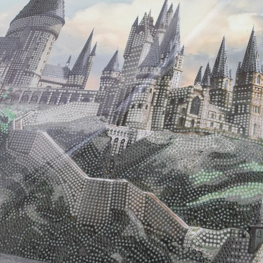 "Hogwarts Castle" Harry Potter Crystal Art Canvas Kit 40x50cm