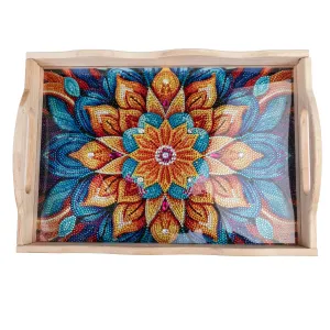 "Mandala" Crystal Art MDF Tray - 35cm x 25cm