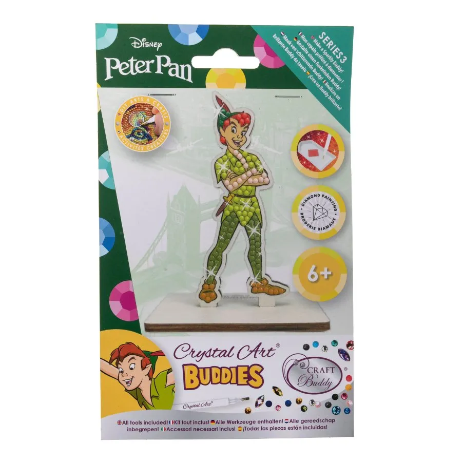 "Peter Pan" Crystal Art Buddies Disney Series 3