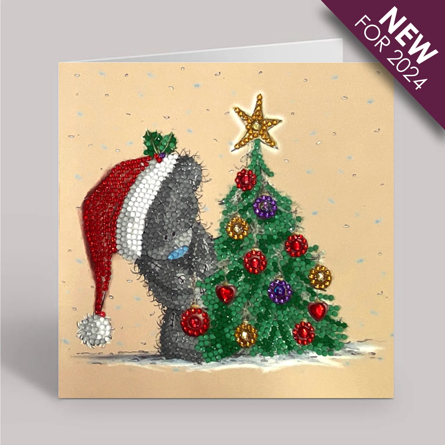 "Season Sparkle" Tatty Teddy Crystal Art Card