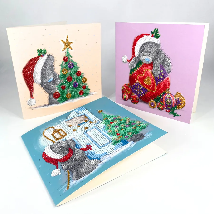 "Season Sparkle" Tatty Teddy Crystal Art Card