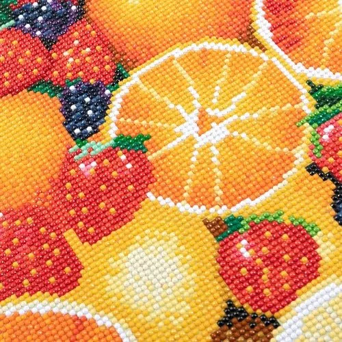 "Summer Fruits" Crystal Art Kit 40x50cm