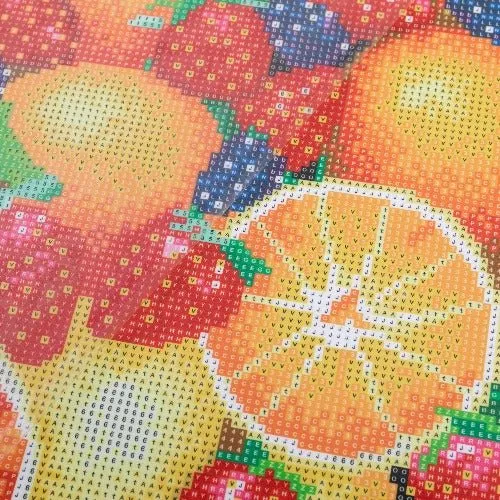 "Summer Fruits" Crystal Art Kit 40x50cm