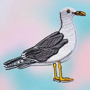 Seagull iron-on embroidered Patch