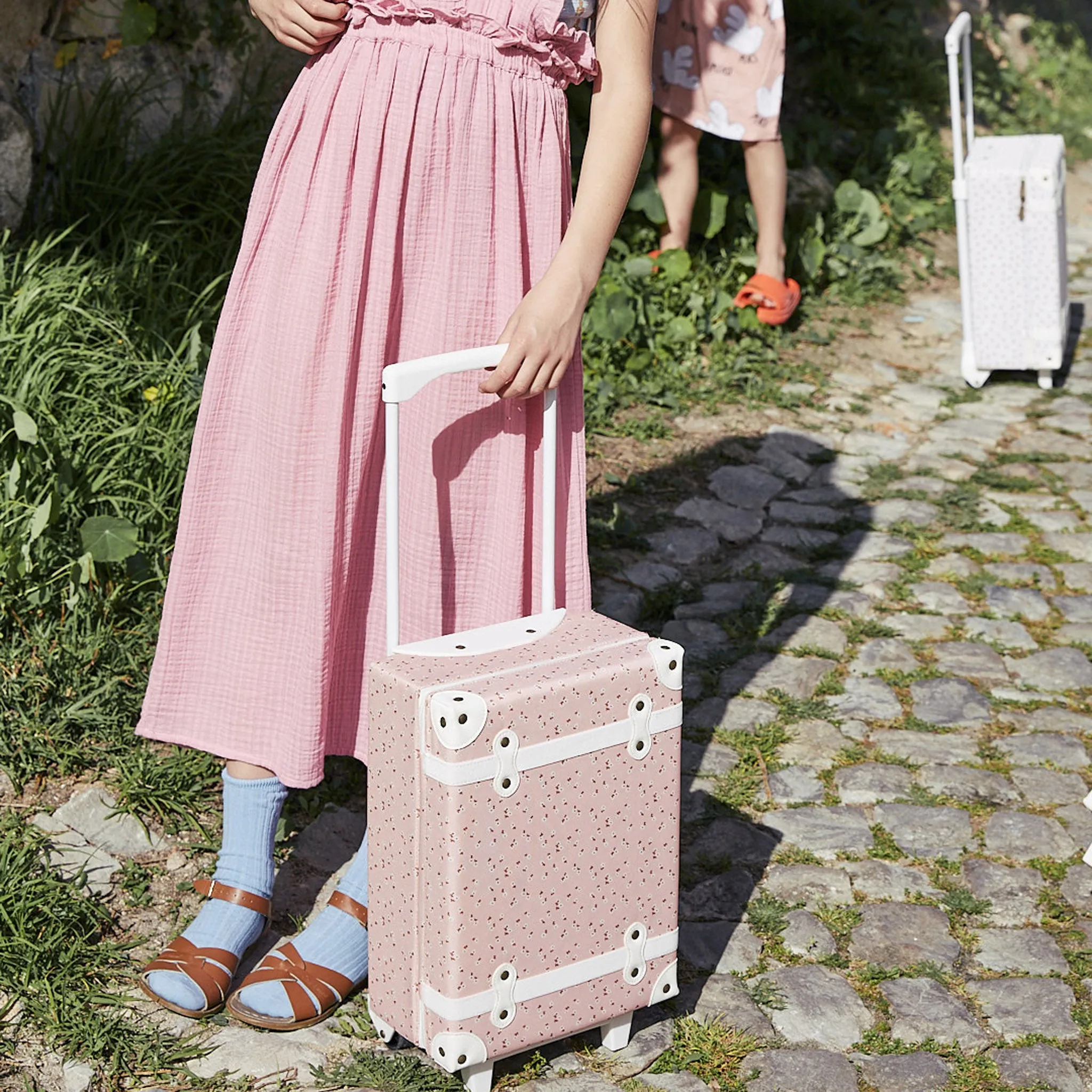 See-Ya Suitcase - Pink Daisies