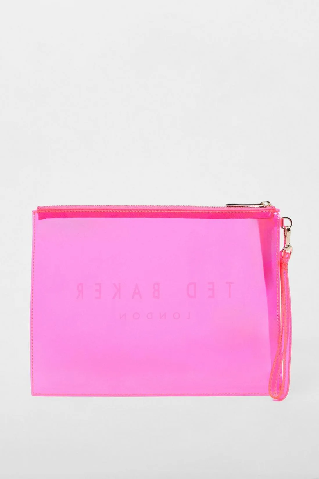 Sheikon Transparent Icon Pouch Brt-Pink