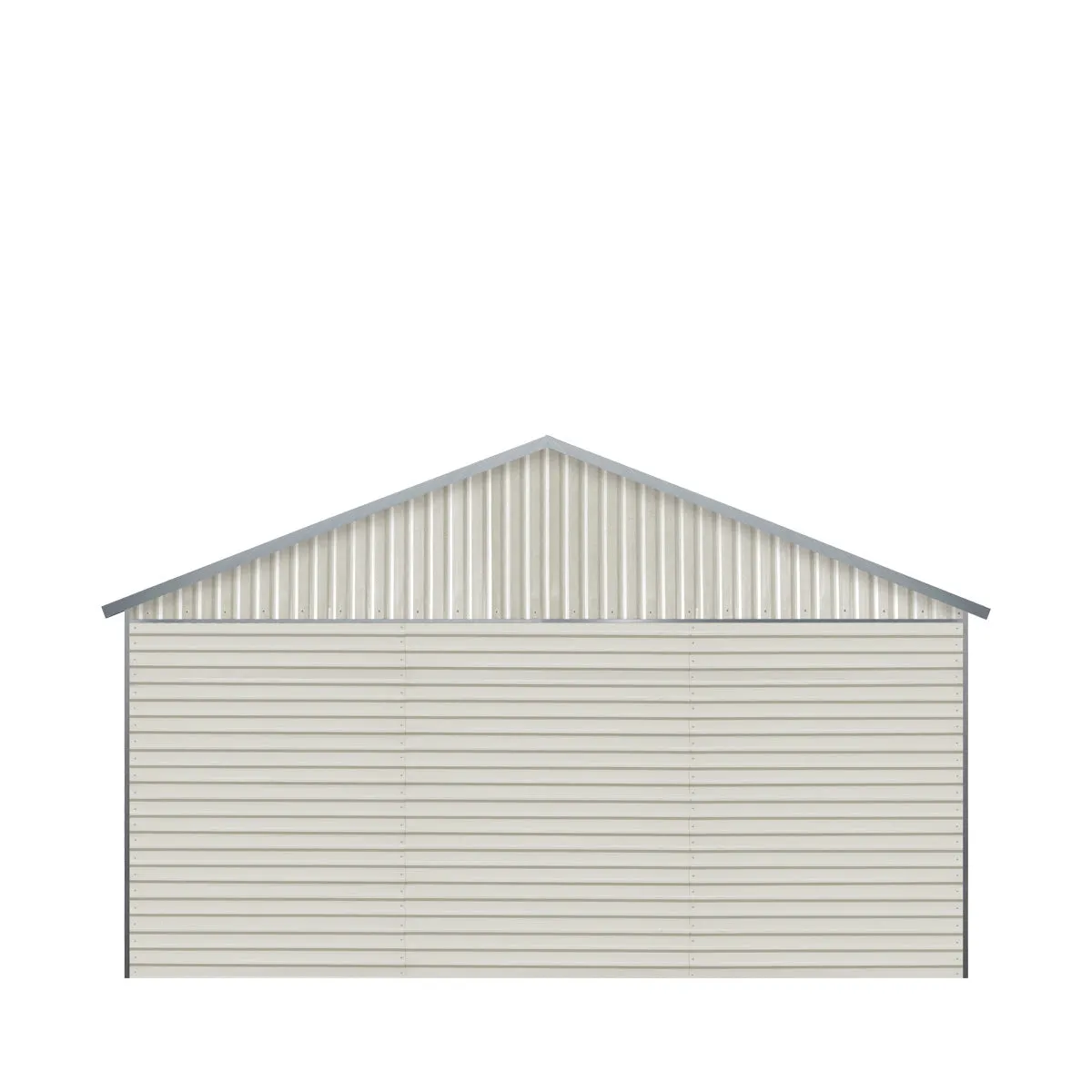 TMG Industrial 21’ x 19’ Double Garage Metal Shed with Side Entry Door, 400 Sq-Ft, 8' Eave Height, 27 GA Corrugated Panels, TMG-MS2119