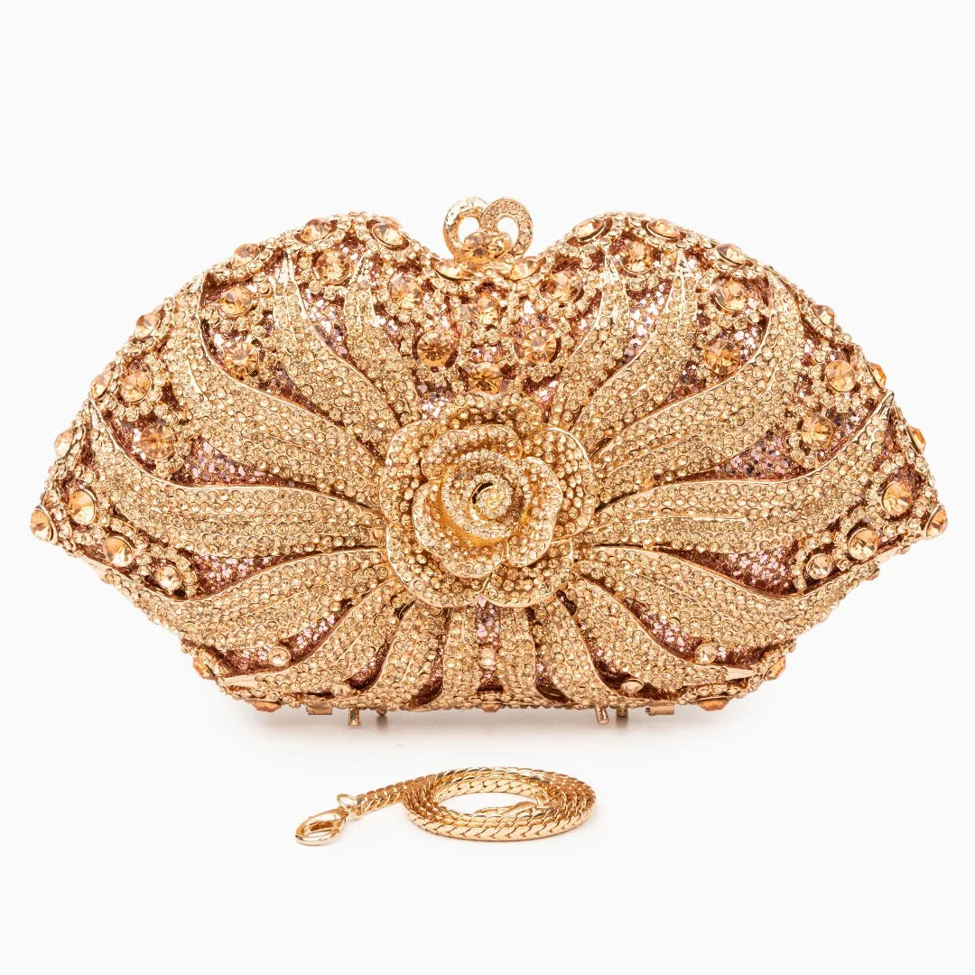 Valerie Rhinestones Clutch Bag