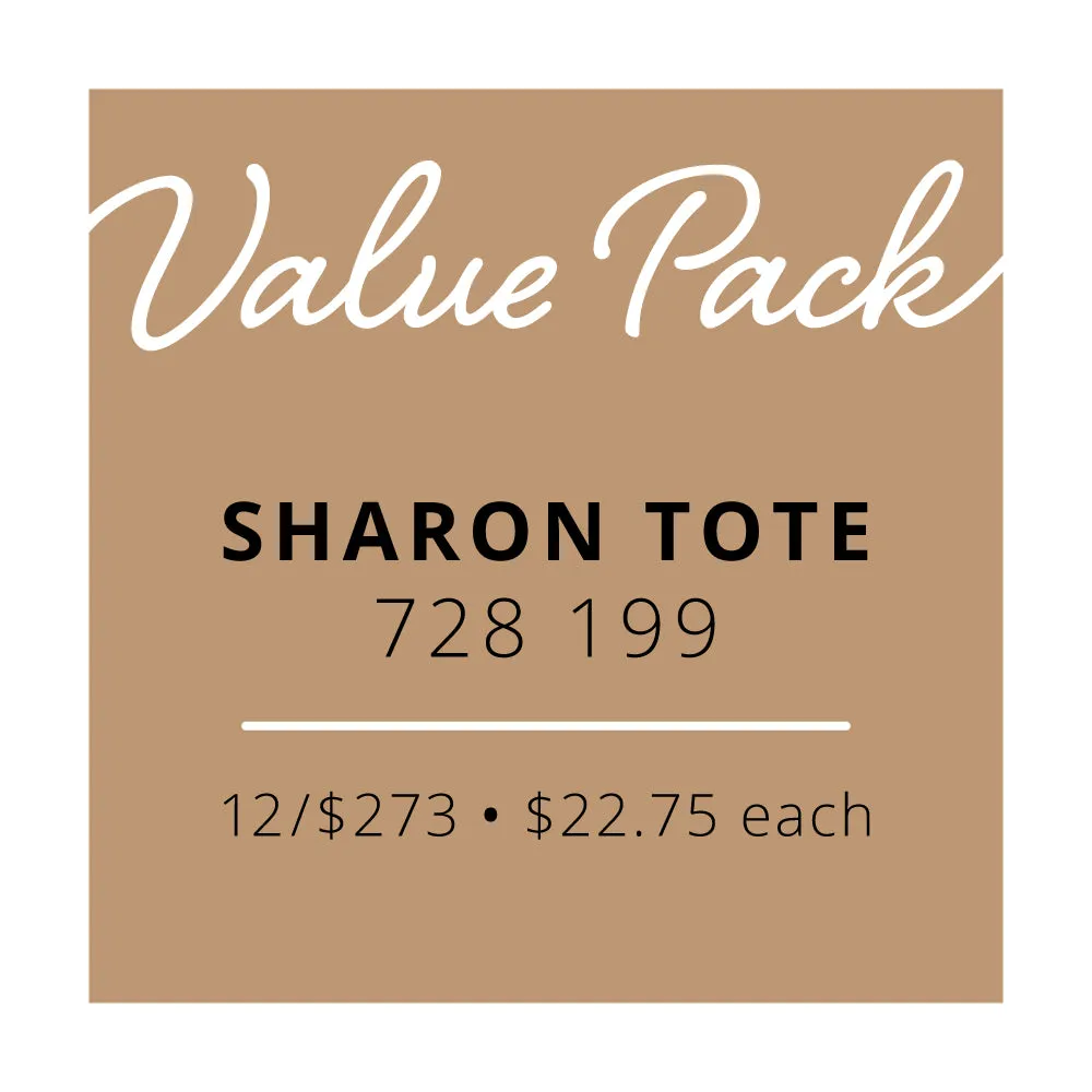 Value Pack Sharon Tote | 12/$273 (Wholesale Only)