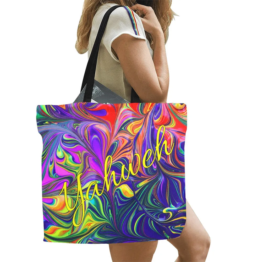 Yahweh Canvas Christian Tote